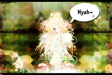 Neko Girl Nyah   Wallpapers By SakaiIce On DeviantArt