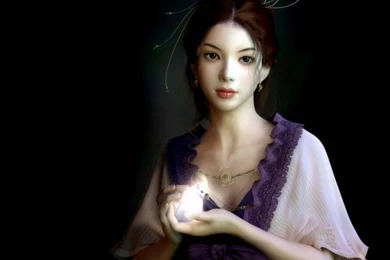 Cute Girl Japan 3D Wallpapers