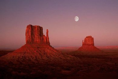 MOONRISE MONUMENT VALLEY ARIZONA UTAH MONUMENT DESERT HD WALLPAPER ...