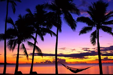 Relaxing Beach 4K Sunset Wallpapers