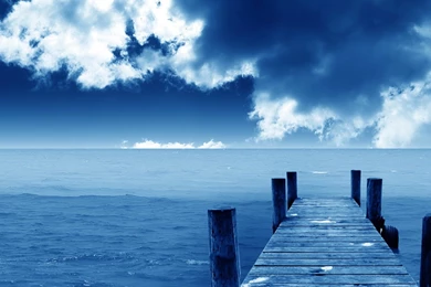 1280x1024 Path To Ocean Desktop PC And Mac Wallpapers