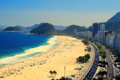 Playa Copacabana Brasil Rio Janeiro Oceano Wallpapers