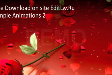 Red Rose Animation Video Backgrounds HD Footage. Free Download ...
