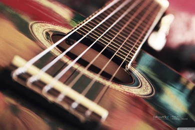 Acoustic Guitar HD Desktop Wallpapers : Widescreen : High ...