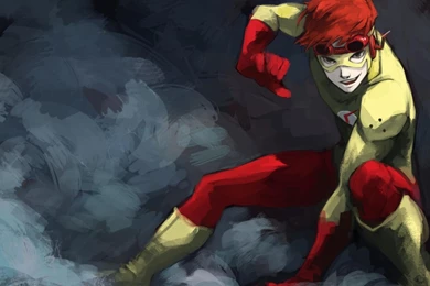 Dc Comics Superheroes The Flash Kid Wally West Wallpapers