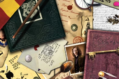 Harry Potter Magic Sirius Black Scarf Diary Keys