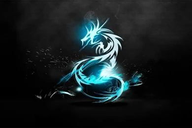 Abstract Blue Dragons Amd Wallpapers