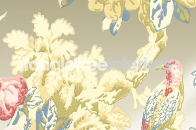 Wild Flora Wallpapers From Anna French   BIR NW 072 Foil