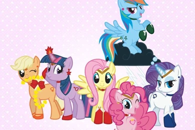 My Little Ponies iPhone 4 Wallpapers (640x960)