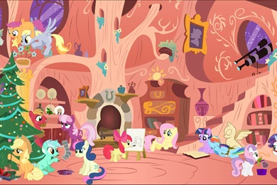MLP Christmas Scene By Stinkehund On DeviantArt