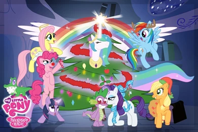 MLP X Mas Advent Card: Christmas Harmony By LugiaAngel On DeviantArt