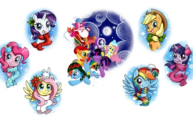 My Little Pony Christmas Time Wallpapers » WallDevil   Best Free HD ...