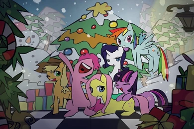 MLP Christmas Wallpapers By LenToTo On DeviantArt