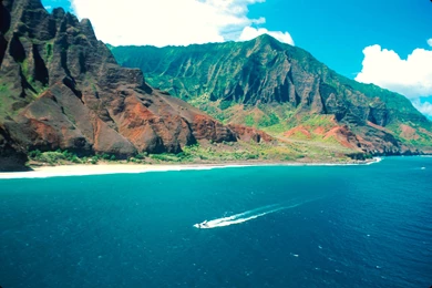Na Pali Coast State Park Hawaiian Island Nature HD Wallpapers