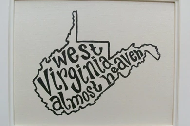 INSTANT DOWNLOAD  West Virginia Almost Heaven   White Backgrounds ...