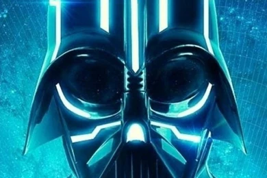 Darth Vader Tron Science Fiction Neon Wallpapers