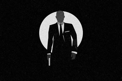 James Bond Silhouette iPhone 5 Wallpapers (640x1136)