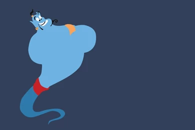 Genie From Aladdin Minimalist Wallpapers By Greenmapple17 On DeviantArt