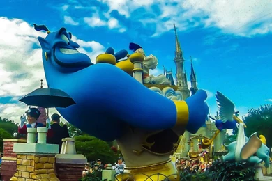 Disney World Parade Aladdin Genie
