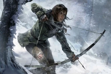 RISE TOMB RAIDER Lara Croft Action Adventure Fantasy Warrior ...