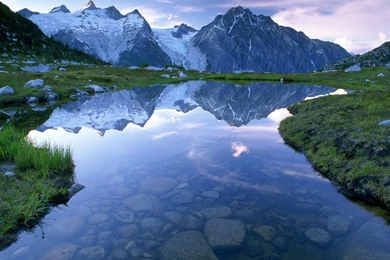 ALPINE POND WALLPAPER   (