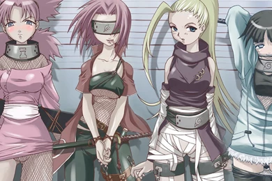 Haruno Sakura Hyuuga Hinata Naruto Shippuden Temari Yamanaka Ino ...