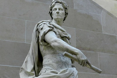 Julius Caesar Sculpture At The Louvre