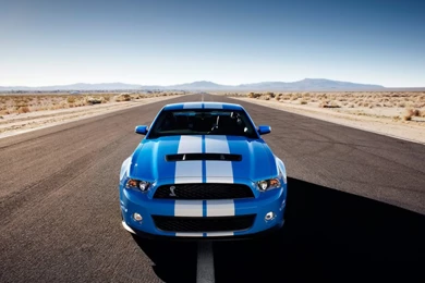 1366x768 Ford Shelby GT500 Front Top Desktop PC And Mac Wallpapers