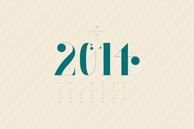 January 2014 Desktop Calendar Wallpapers