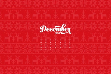 December 2013 Desktop Calendar Wallpapers