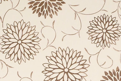 Lola Beige & Brown Floral Wallpapers