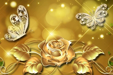 Luxurious Gold >> HD Wallpaper, Get It Now!