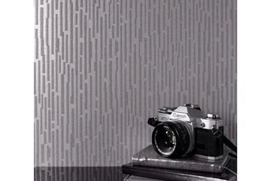 Luxe Matchstick Silver Grey Textured Wallpapers By Rasch 317503