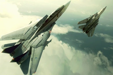 CGI, Video Games, Airplane, Aircraft, F 14 Tomcat, Ace Combat ...