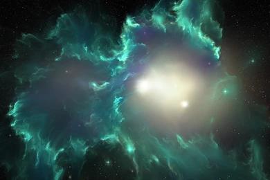 Green Fire Nebula Wallpapers And Images   Wallpapers, Pictures, Photos