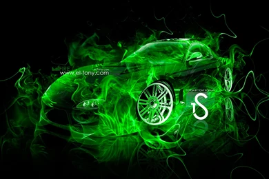 Mazda RX7 Fire Abstract Car 2013 « El Tony