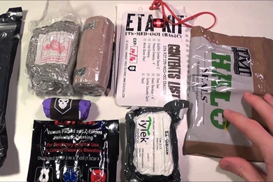 ITS Tactical: ETA Trauma Kit (Basic) Contents + Fatboy Pouch   YouTube