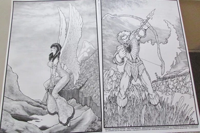 Heck Of A Bunch: Fantasy Coloring Posters   Review And Giveaway