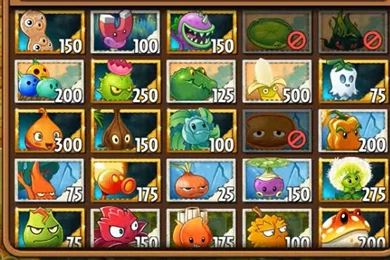 Plants Vs Zombies 2   All New Seed Packets Backgrounds (Unused ...