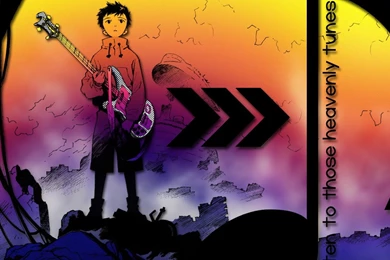 Flcl Fooly Cooly Guitar Boy Hd Wallpapers   (