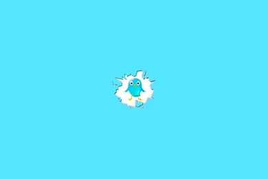 Twitter, Art, Design, Blue, Chick, Simple Backgrounds Wallpapers ...