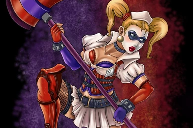 Harley Quinn Joker Arkham Asylum