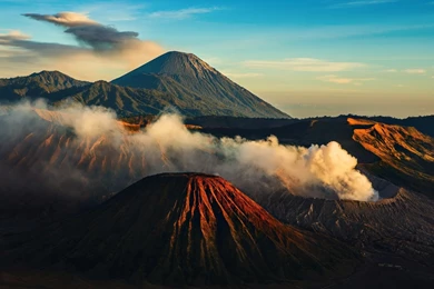 Mount, Bromo, Volcano, Indonesia, Widescreen, High, Definition ...