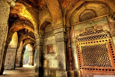 Temple In Delhi, India HD Desktop Wallpapers : High Definition ...