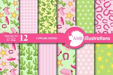 Cowgirl And Cowboy Backgrounds Papers   Scrapbook   Cowboy Cowgirl ...