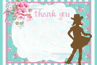 Popular Items For Cowgirl Thank You On Etsy