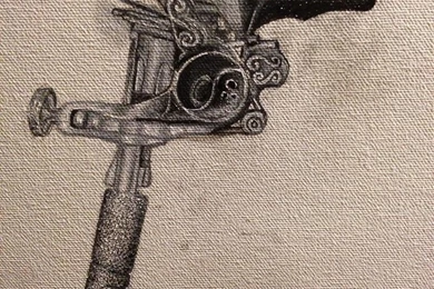 Gun Shaped Tattoo Machine By Patriciaeliza777 On DeviantArt