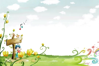 Spring Fairyland Wallpapers For 21 Inch Widescreen LCD Monitor ...