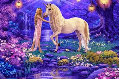 1280x1024 Unicorn In The Fairyland Desktop PC And Mac Wallpapers
