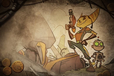 Wallpapers From Ratchet & Clank Future : Quest For Booty   Ratchet ...